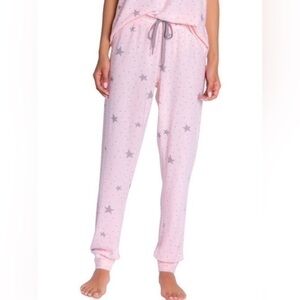🆕 Women's Insomniax Peached Pull-On Jersey Pajama Pants Pink Size L